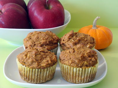 pumpkin apple muffins