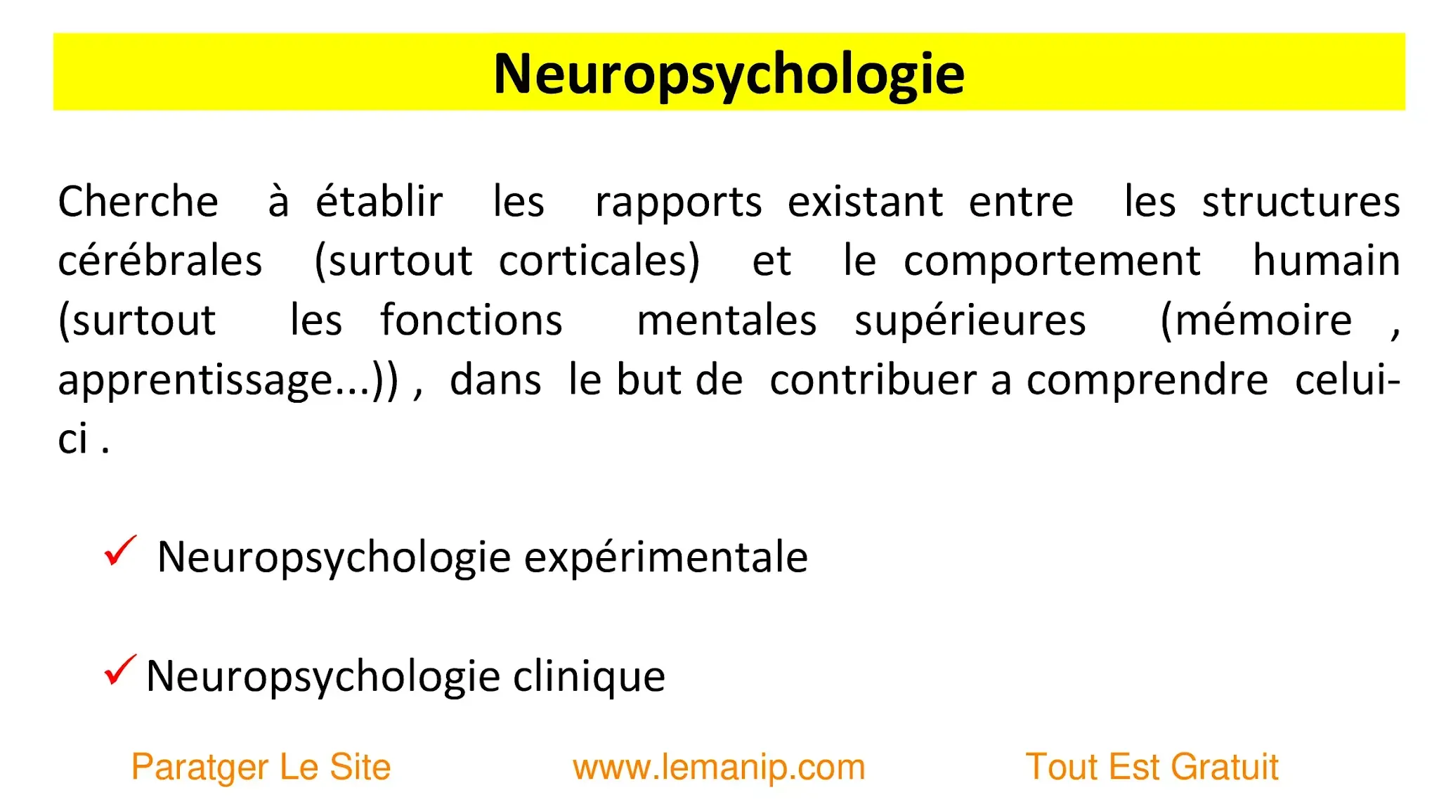 Neuropsychologie