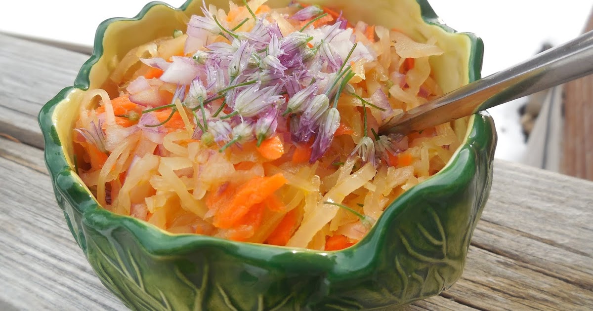 Modern Ukrainian Cooking Sauerkraut Salad