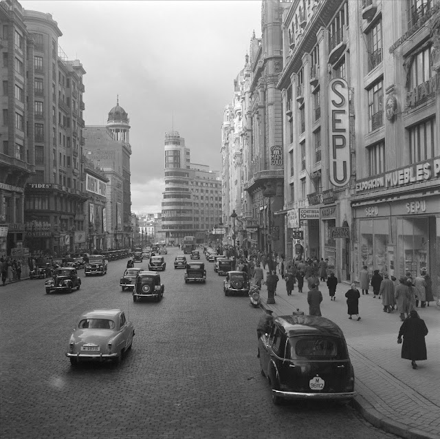 Madrid 1954 Horacio Novais Madrid 1954 Horacio Novais Gran Via Sepu