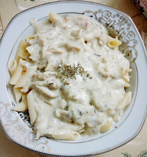 white sauce pasta