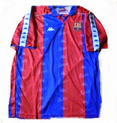 camiseta Barcelona de Kappa, 1992