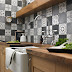 Trang trí nhà bếp theo phong cách cổ điển bằng gạch bông