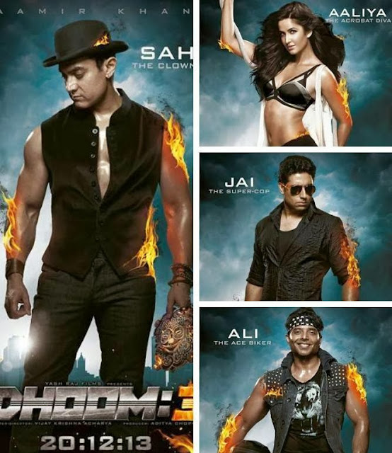 Aamir Khan, Katrina, Abhishek and Uday's role revealed in Dhoom 3