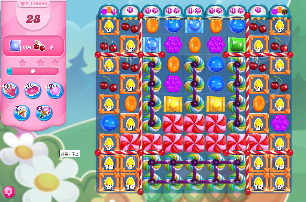 Candy Crush Saga level 10083