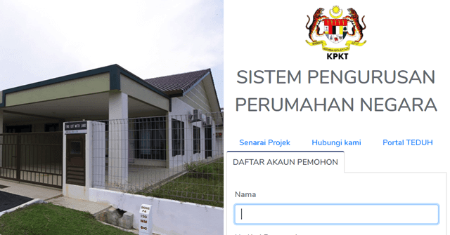 Permohonan Online Rumah Mampu Milik Bagi Golongan B40 Tahun 2020