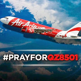 #PrayForQZ8501, #AirAsia, Pray For QZ8501, AirAsia Flight From Surabaya to Singapore Missing