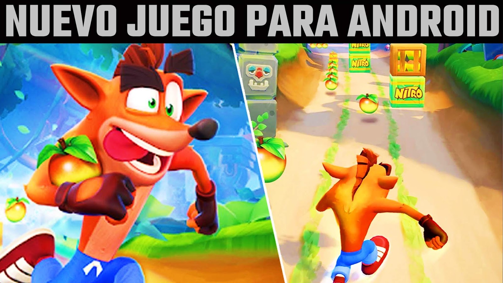 NUEVO JUEGO!! Crash Bandicoot Mobile Para Cualquier Telefefono🔥🎮