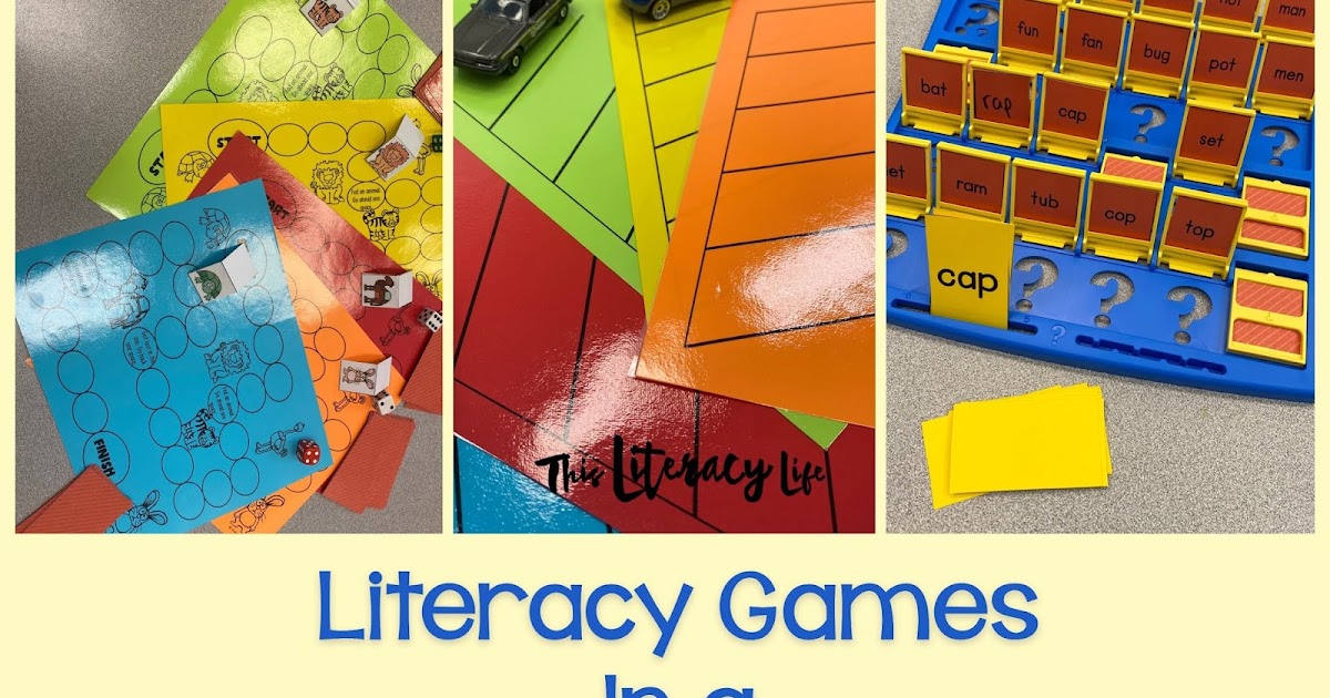 Literacy Games in a Socially Distanced World | This Literacy Life