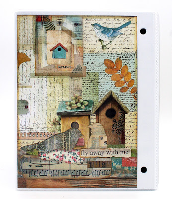 Stamperia Garden Collection Journal, The Funkie Junkie Boutique, Tutorial, Maggi Harding Journal - Garden by Stamperia