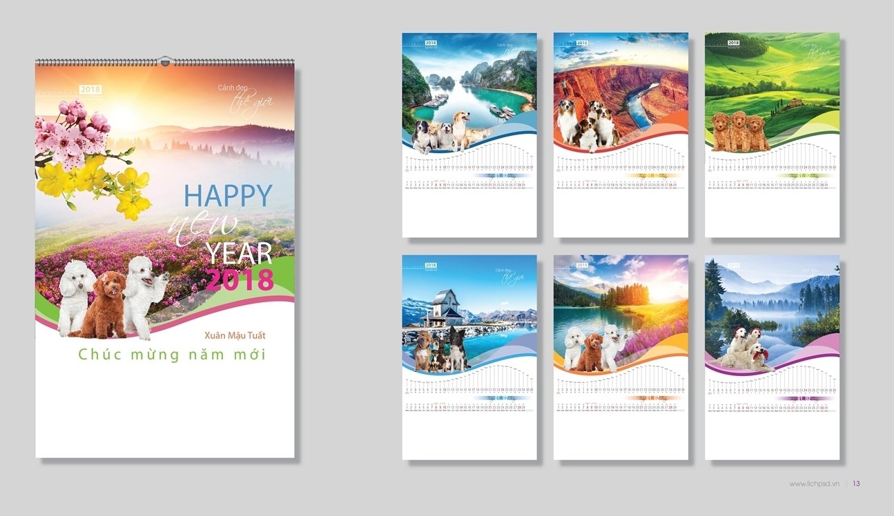 Lịch lò xo 7 thanh Lịch lò xo 7 thanh