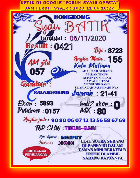 ൊ Syair batik hk 25 november 2020  ਲ਼ 