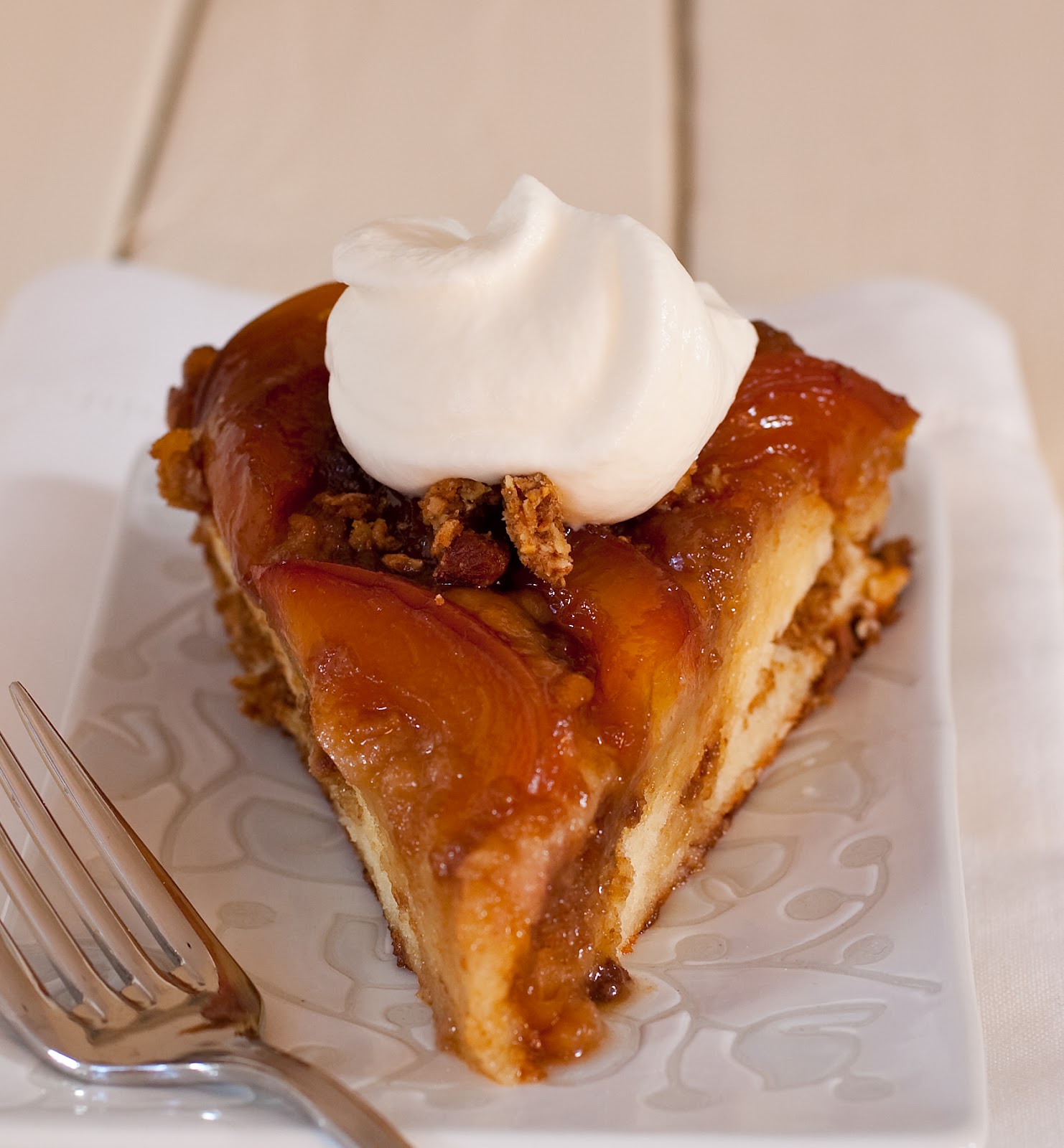 Tish Boyle Sweet Dreams Nectarine UpsideDown Chiffon Cake