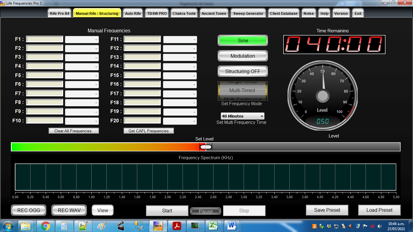 Listado Frecuencias Rife Pro | Quantum Biorresonancia