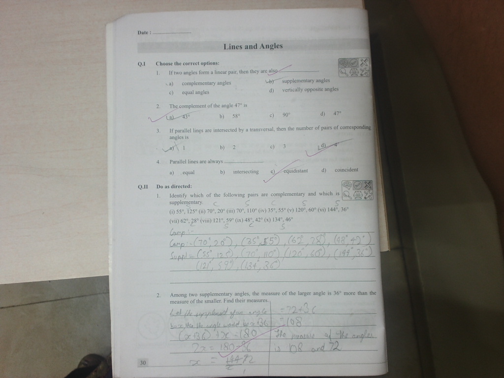 PIS VADODARA STD 7: Grade 7 math workbook