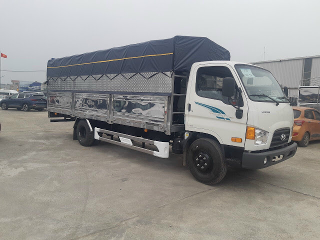 Giá lăn bánh xe tải Hyundai 110XL thùng bạt Giá lăn bánh xe tải Hyundai 110XL thùng bạt