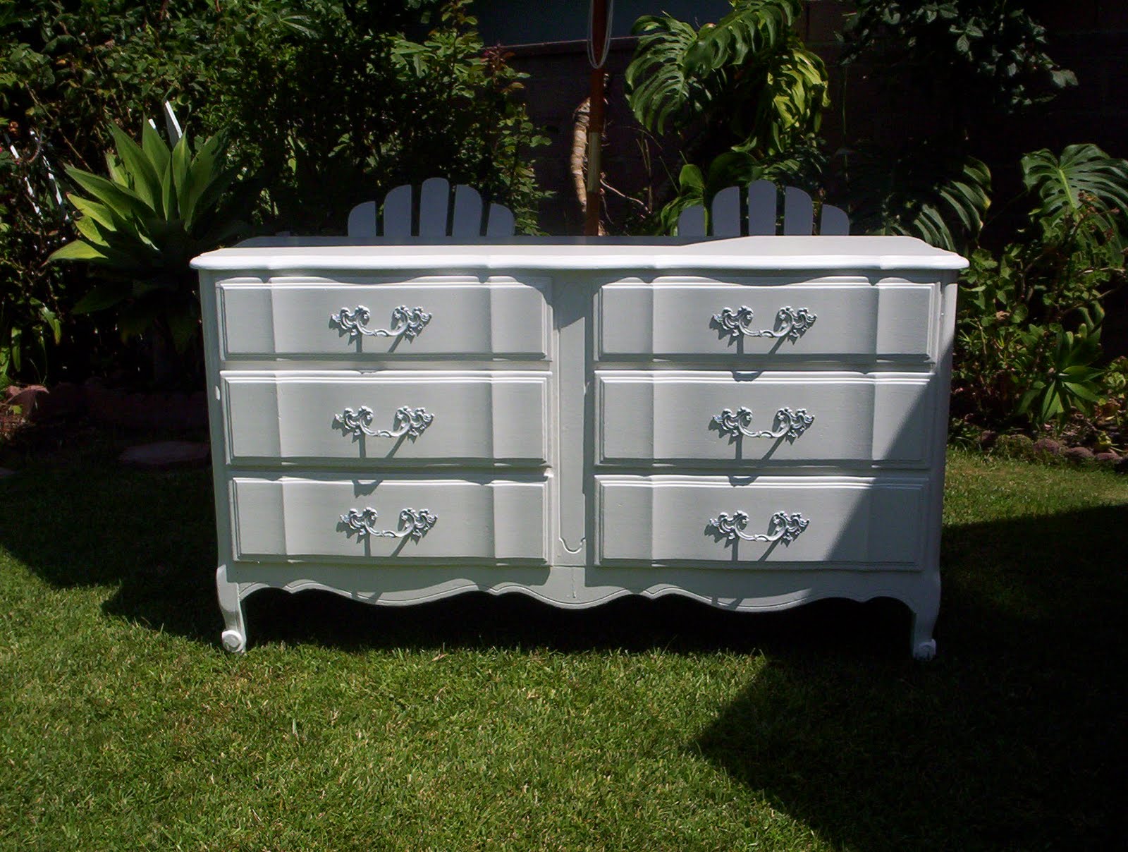 Shabby To Chic Treasures: White Shabby Chic Dresser