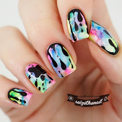 watercolor nail fascinating
