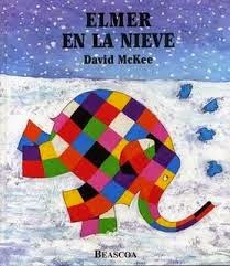 elmer en la nieve