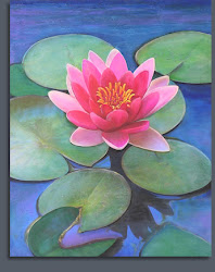 lily water flowers paintings lotus flower painting language watercolor dot inkspired musings waterlily easy anna oil pastel simple
