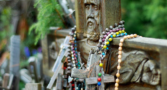 Kryziu Kalna in Siauliai, Lithuania (a country of Northern Europe)