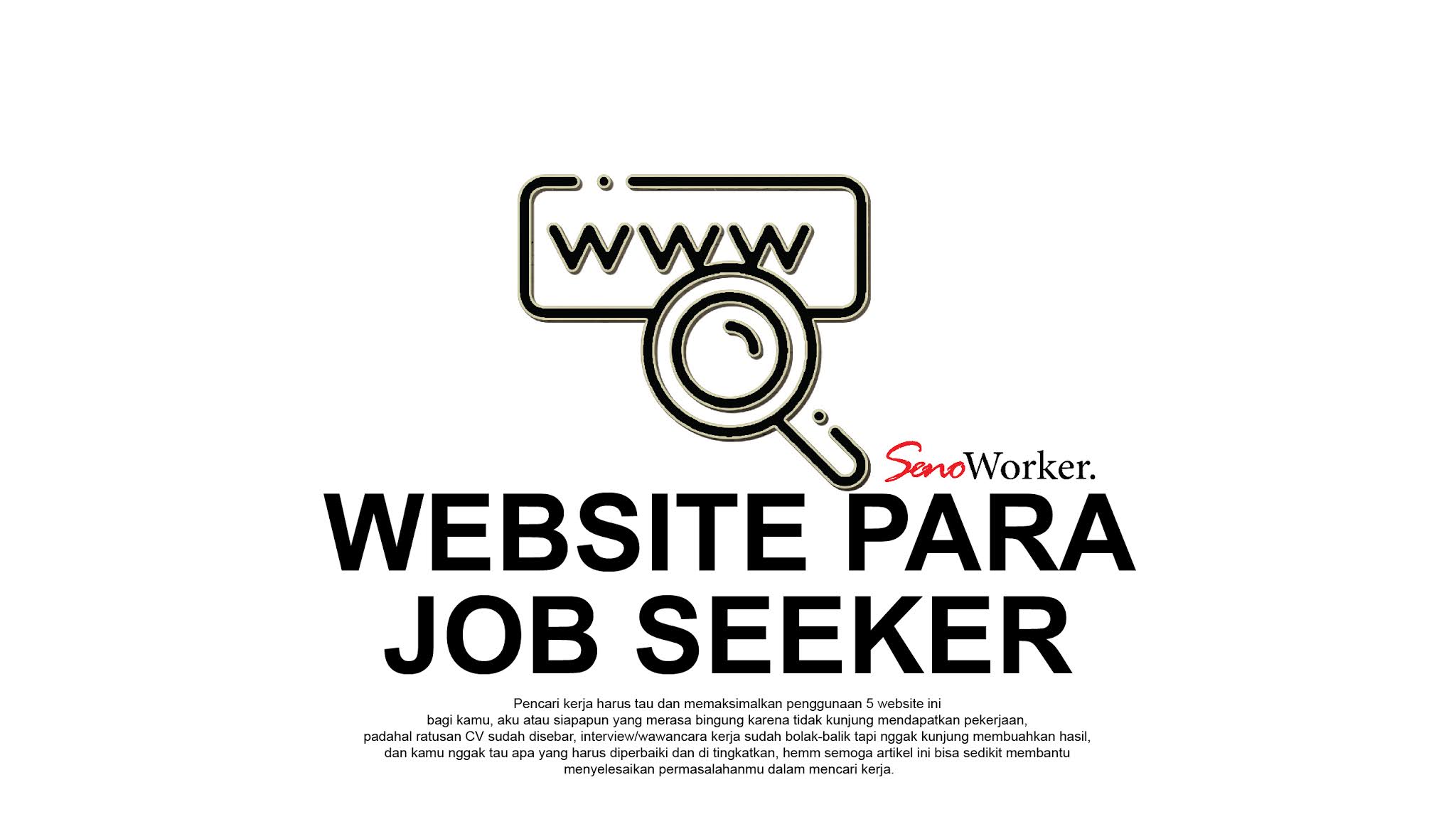 Website Para pencari kerja/ Job Seeker