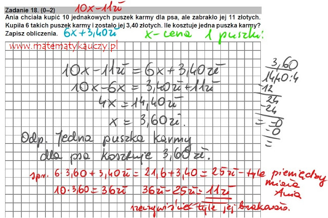 Egzamin ósmoklasisty maj 2021 z matematyki CKE - 👉ODPOWIEDZI z rozwiązaniami KROK PO KROKU :)