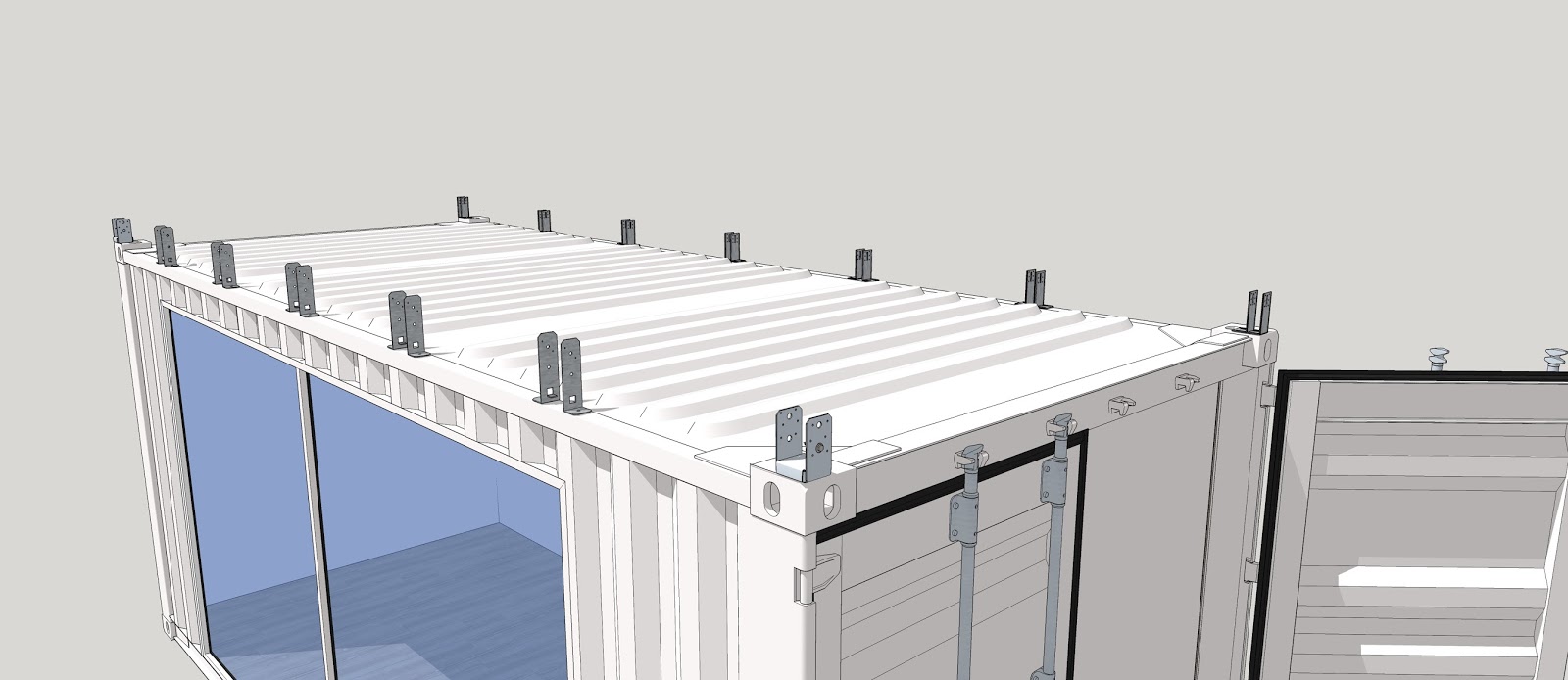Aménagements extérieurs / Carports / Containers maritimes transformés