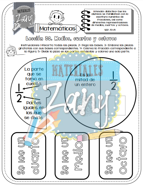 Materiales Zany Tercer Grado Bloque III Materiales Zany