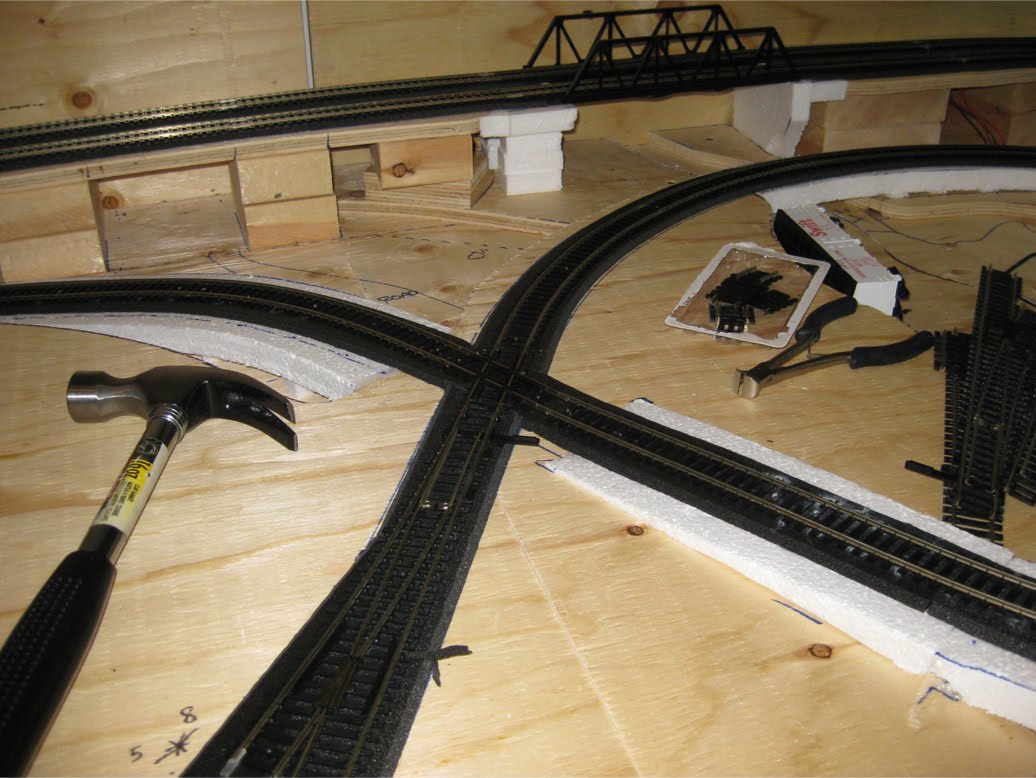 Laying Track Part I TY'S MODEL RAILROAD