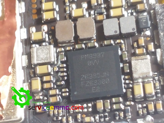 Kode  IC Original dan Letak Pemasang IC PMU-PMI-CPU-Isp eMMC Vivo Y55