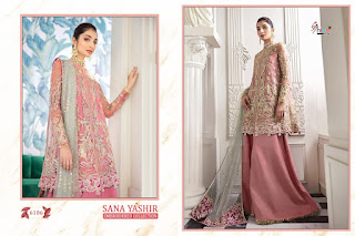 Shree Fab Sana Yashir Georgette Pakistani Suits Collection 