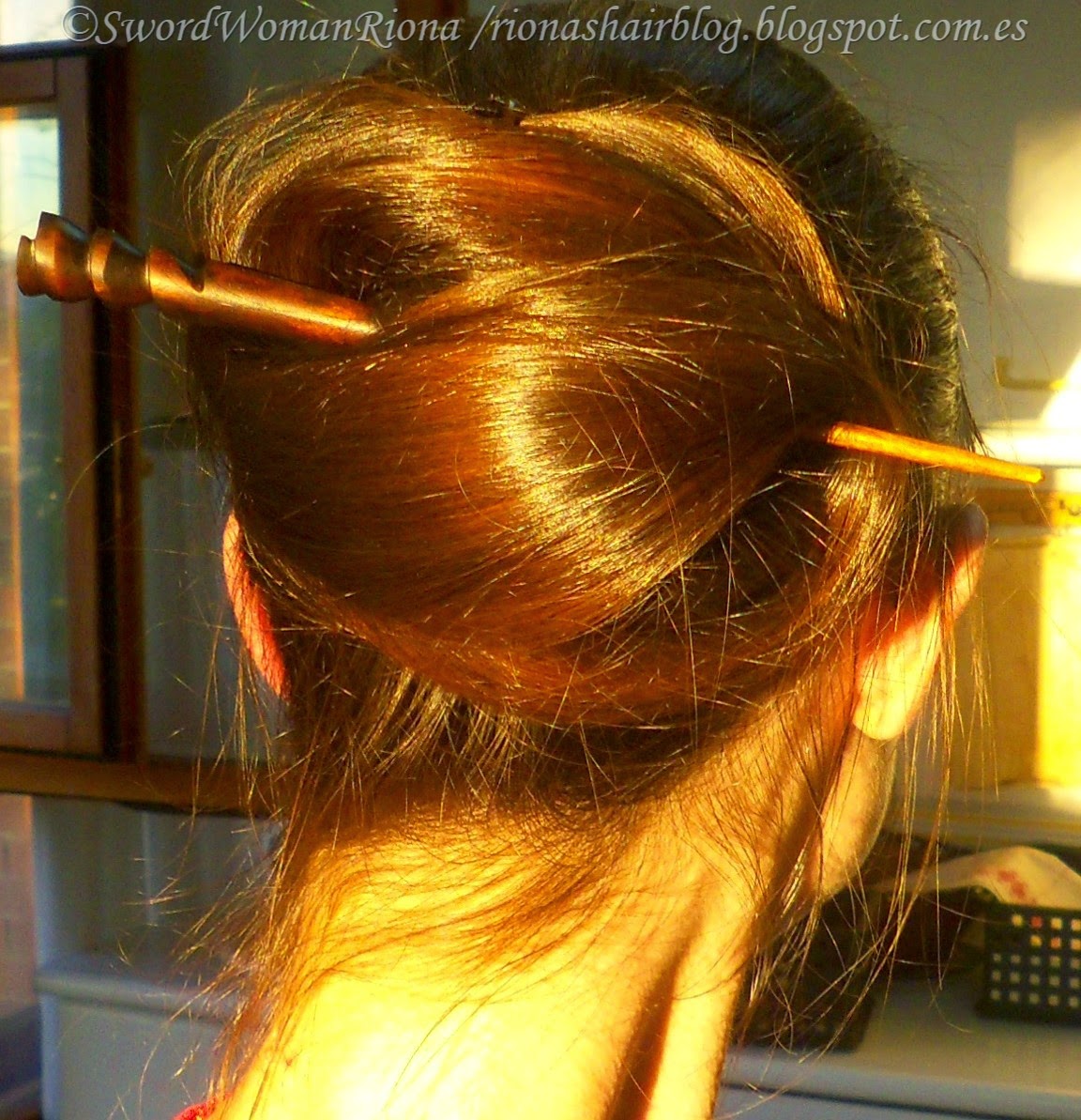 A Swordwoman's Natural Hair blog Hairstyles The Chinese bun