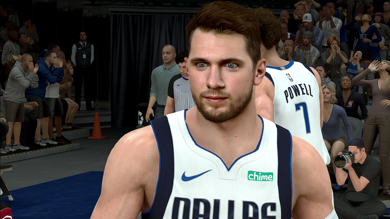 NBA 2K21 Luka Doncic Cyberface and Body Model v3.0 by