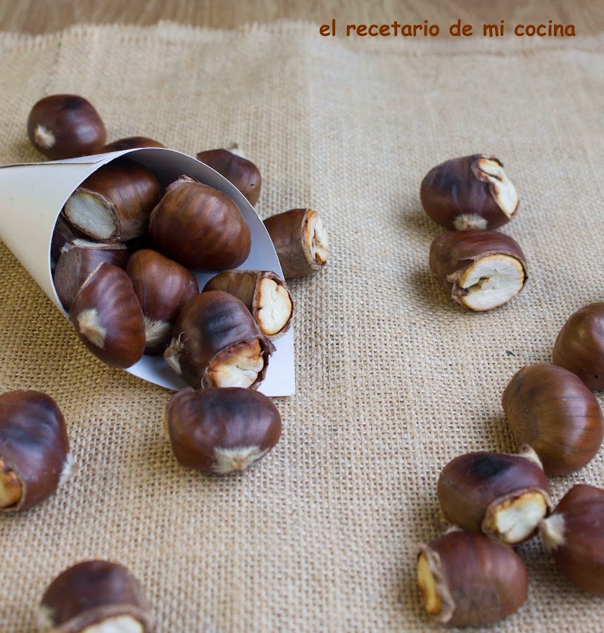 castañas asadas
