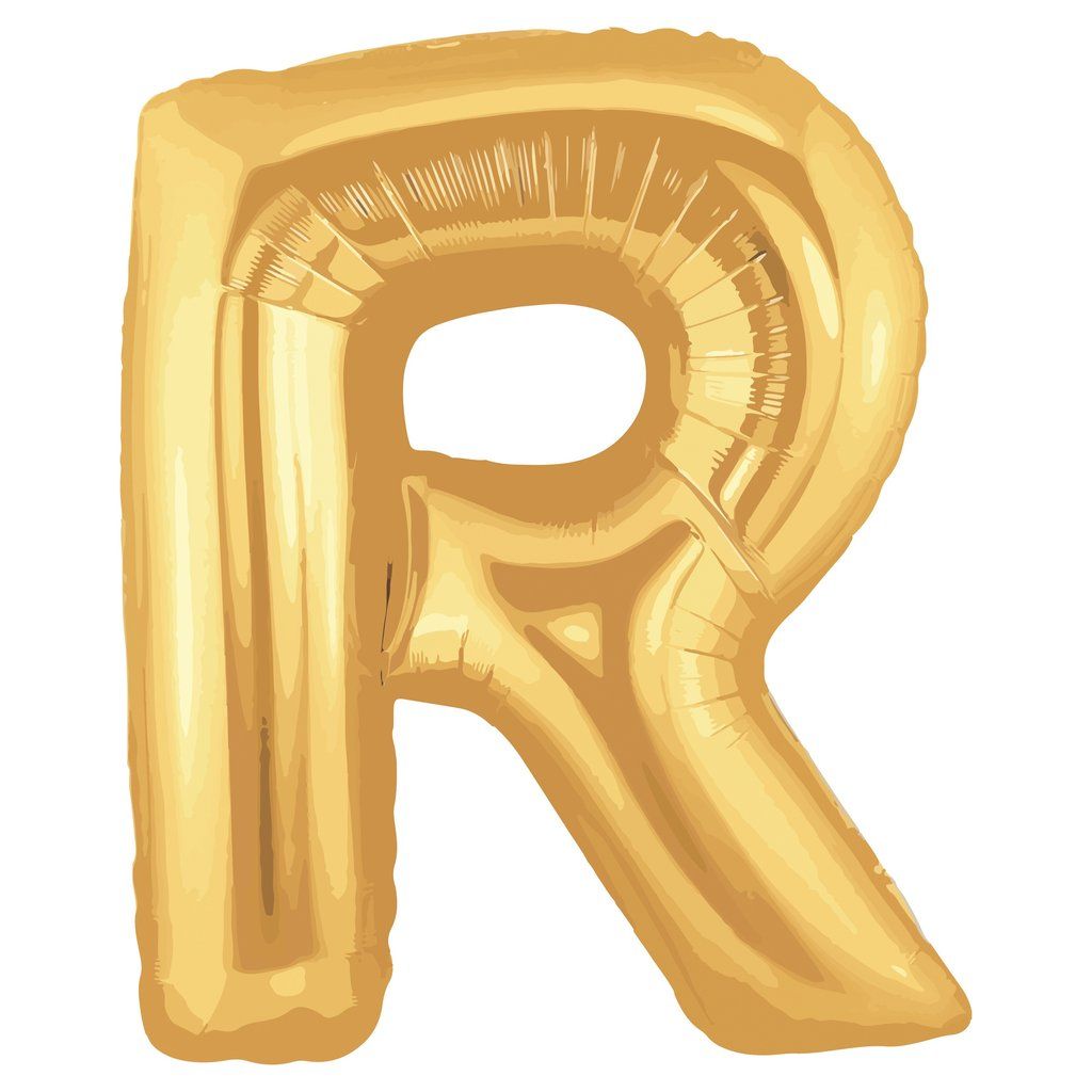 Large Gold Letter Balloons ~ Thankyou Letter