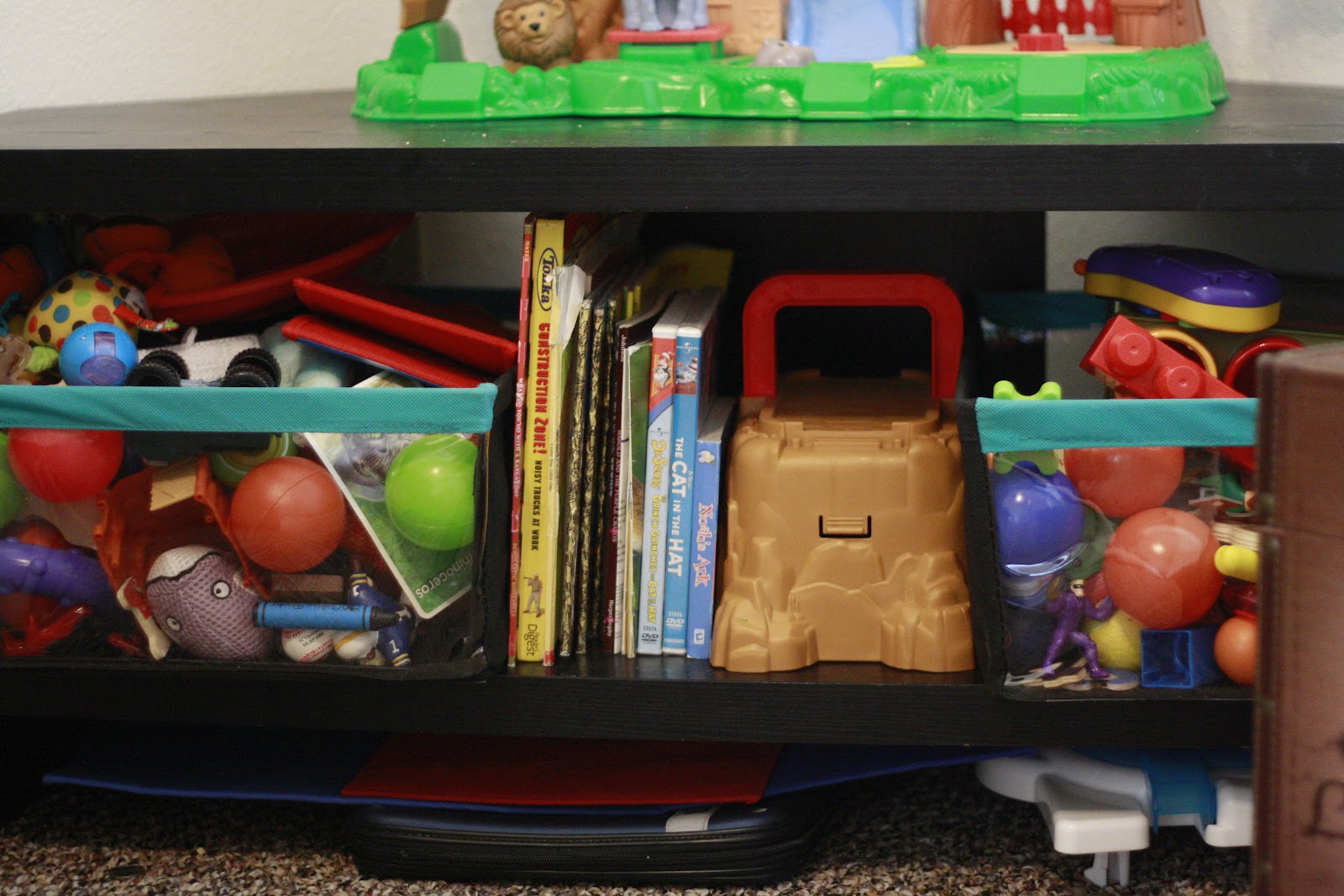 Sounds like a bunch of craft to me Toy storage in the living room