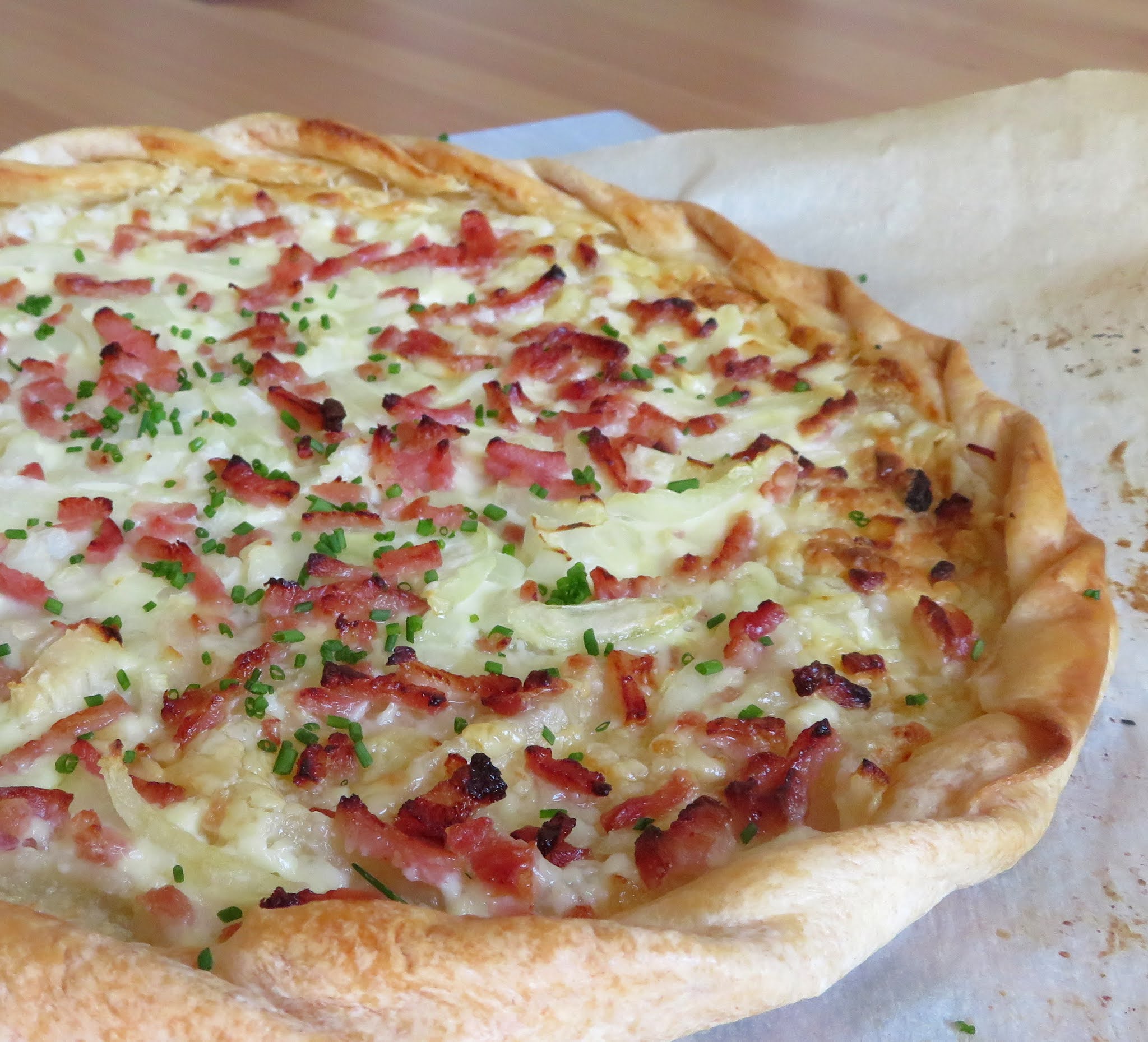 Alsation Bacon & Onion Tart The English Kitchen