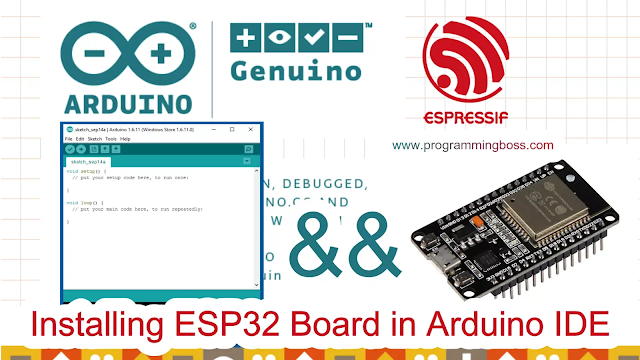 Installing the ESP32 Board in Arduino IDE