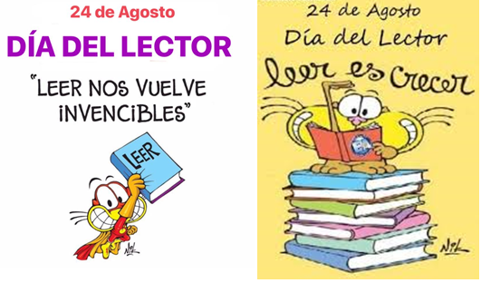 BIBLIOTECA EN MODO RECREO: 24 DE AGOSTO: DÍA DEL LECTOR