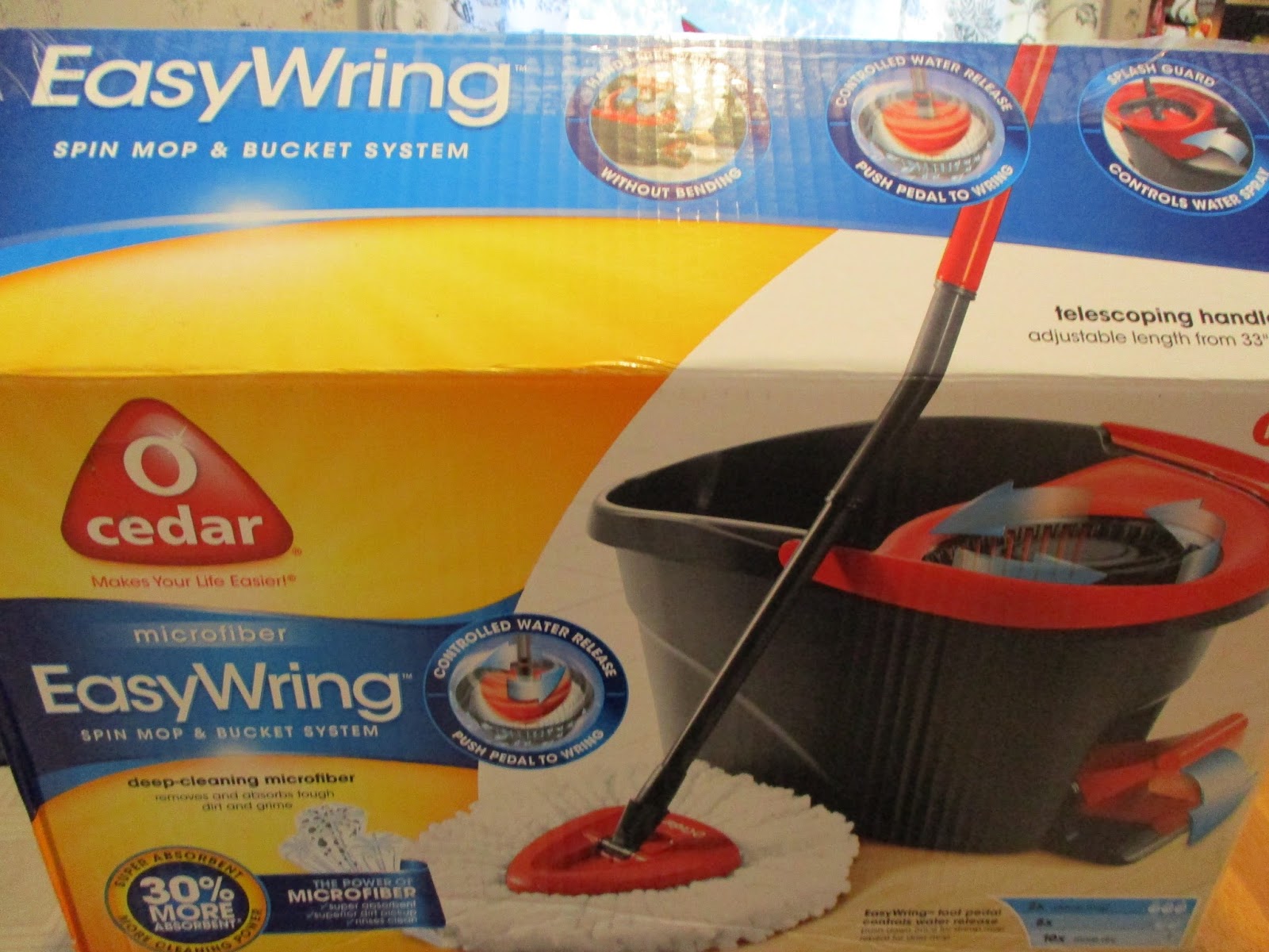 Missys Product Reviews : O-Cedar EasyWring Spin Mop & Bucket System