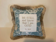 Ps. 46:10 - Available in aqua and ivory