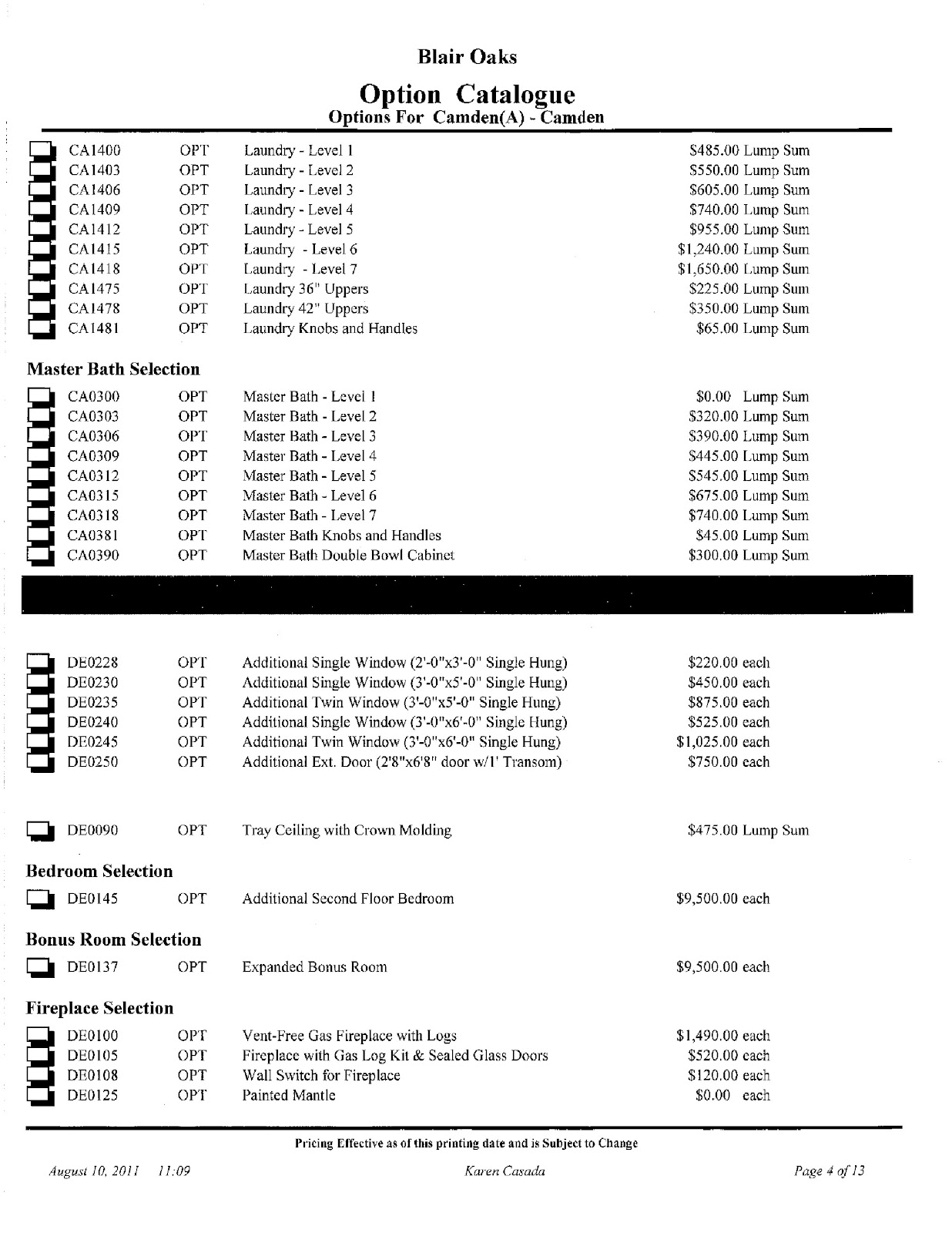 New Home Build, Norfolk Homes Norfolk Home Upgade Options Catalogue