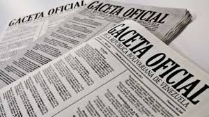 Léase interesante Sumario de Gaceta oficial Nº 41.049 09 de diciembre de 2016 Léase interesante Sumario de Gaceta oficial Nº 41.049 09 de diciembre de 2016