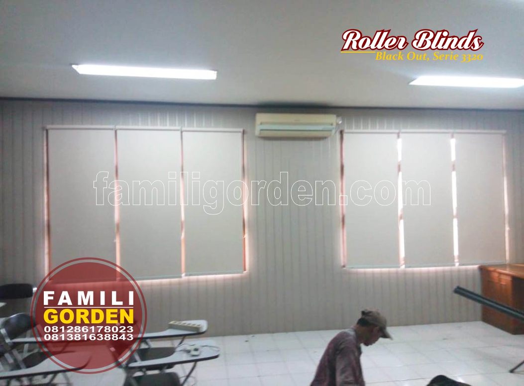 Penjual Roller Blinds di Depok, Jakarta, Bekasi, Tangerang Selatan