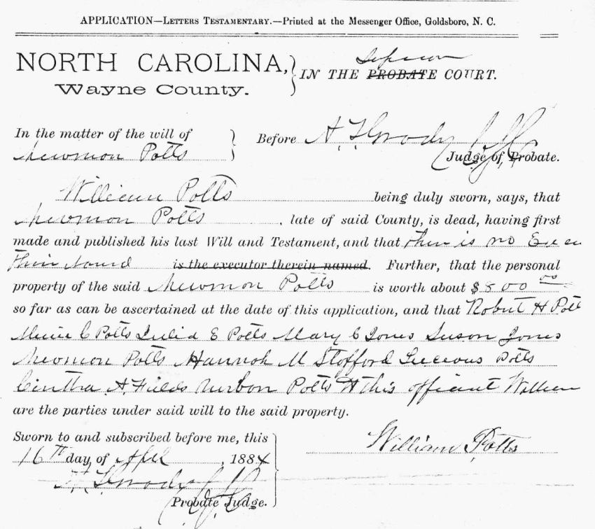 Letter Of Testamentary Nc Social Letter