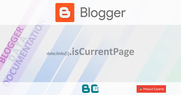 Blogger - Gadget PageList - data:links[i].isCurrentPage
