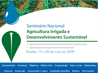 Palestras do I Seminário Agricultura Irrigada e Desenvolvimento Sustentável 