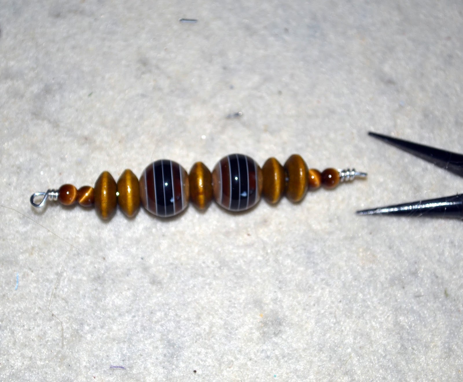 easy leather bead bracelet