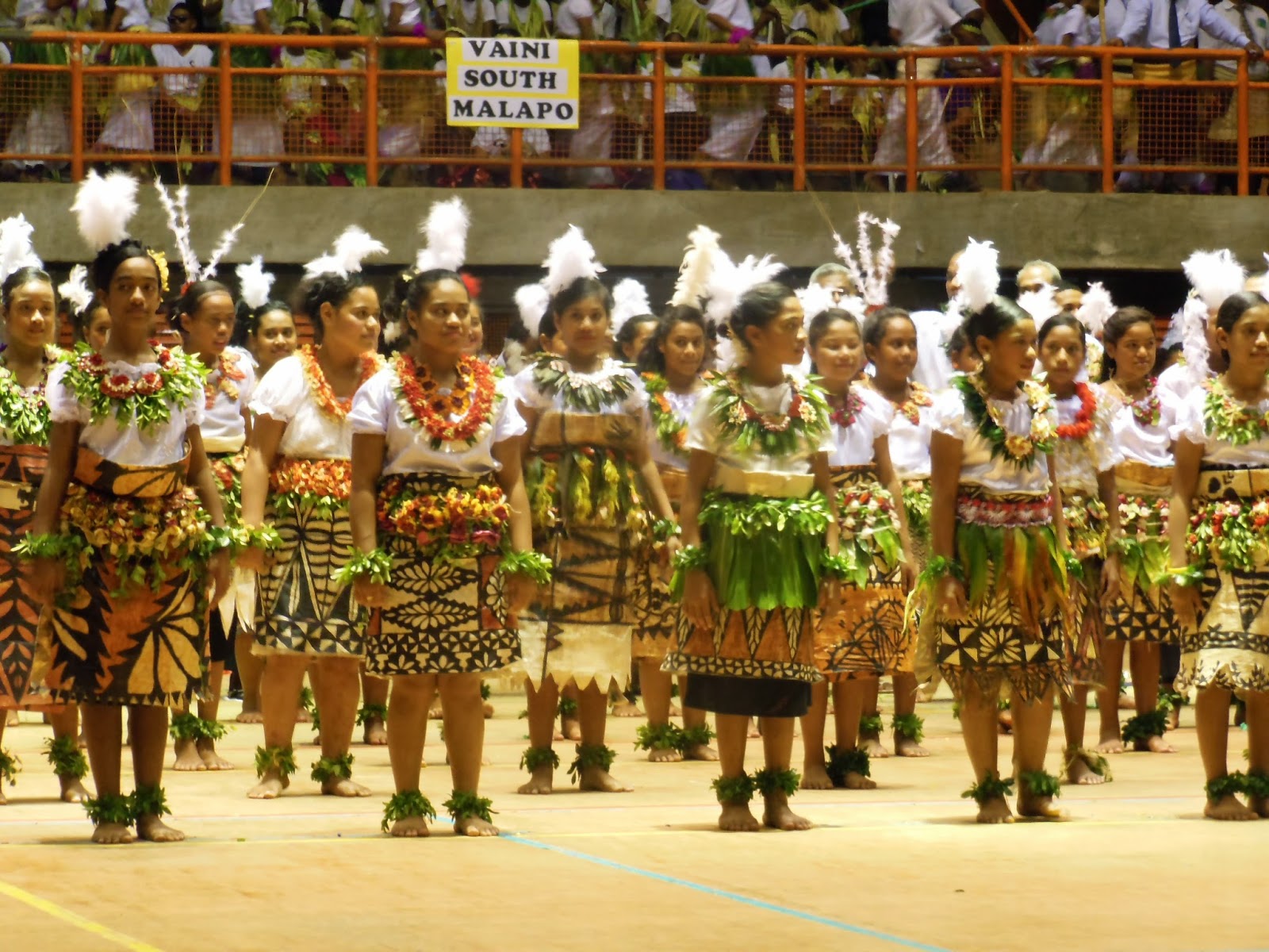 Tonga!: More pictures of the dancers and their traditional costumes.